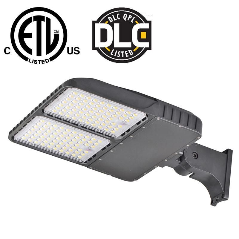 ETL Dlc Parking Lot Light Fixtures 100W 150W 200W 300W Outdoor Parking Lot Lights LED Shoebox