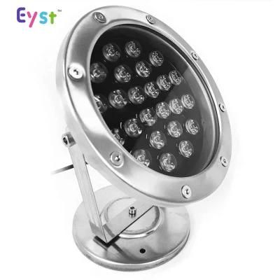 High Quality Swimming Pool Lamp IP68 18W RGB Stainless Steel LED Underwater Light