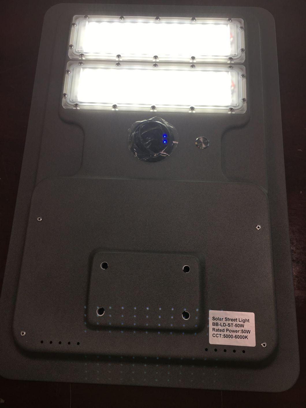 50W All in One Solar Street Light Solar Street Lamp