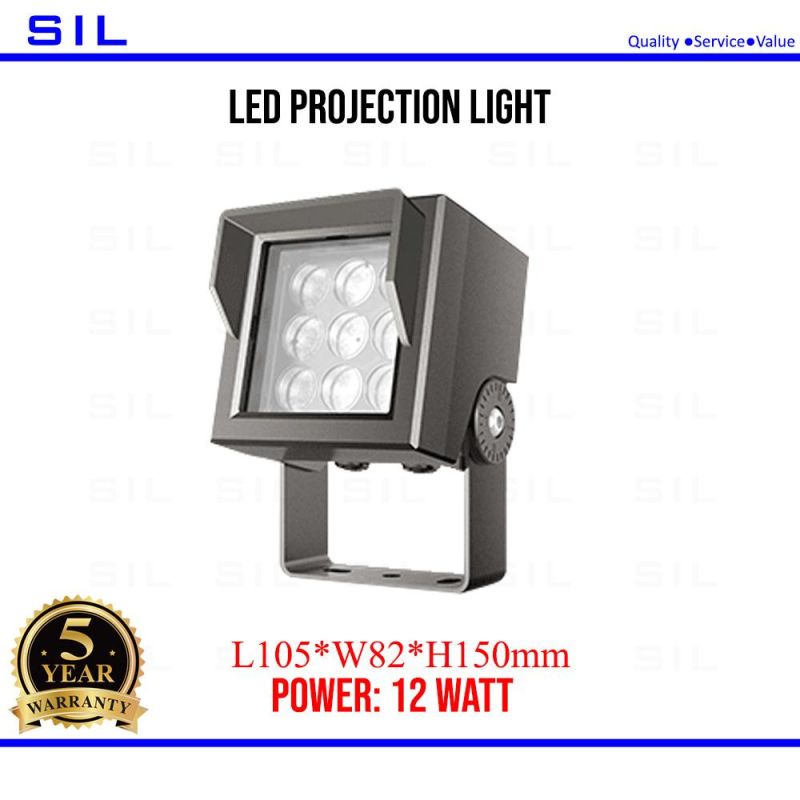 Outdoor IP65 9W Floodlight Lamp Landscape Potlight Park Tree Flood LED Light Garden Spot Light DMX Square LED Mini Flood Light