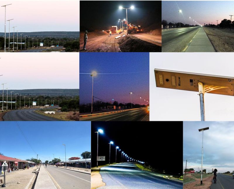 LED Outdoor Solar Bollard/Lawn/Garden Light with 3000 Circles Battery