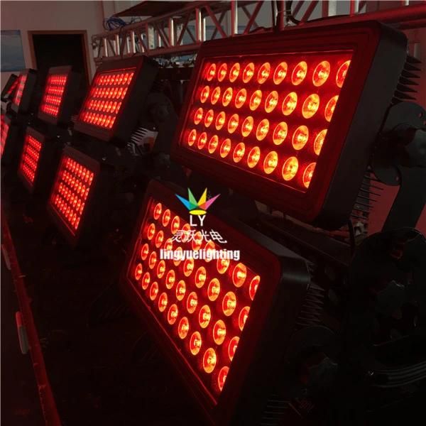 Outdoor DMX 72X12W LED City Color Light Wall Washer