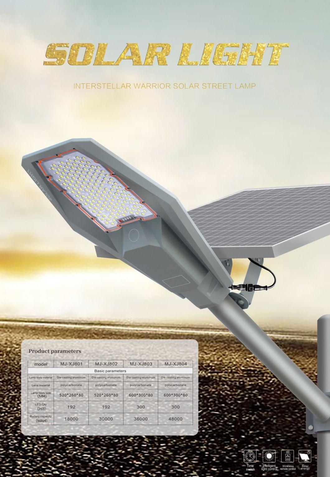 Separate Solar Panel Solar Street Light Die-Casting Aluminum