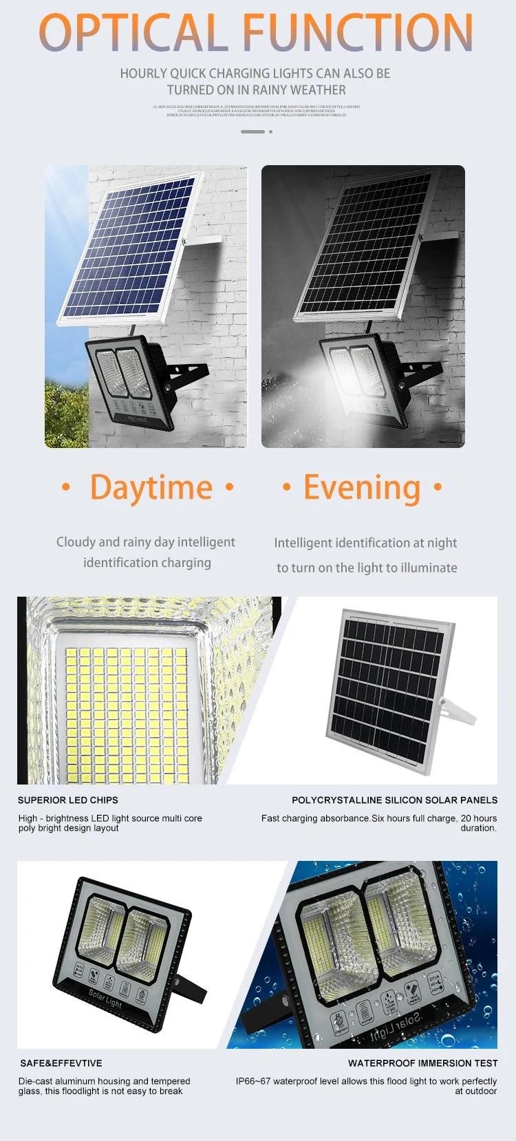 High Quality Outdoor IP67 150W Flood Lamps Solar Flood Lights