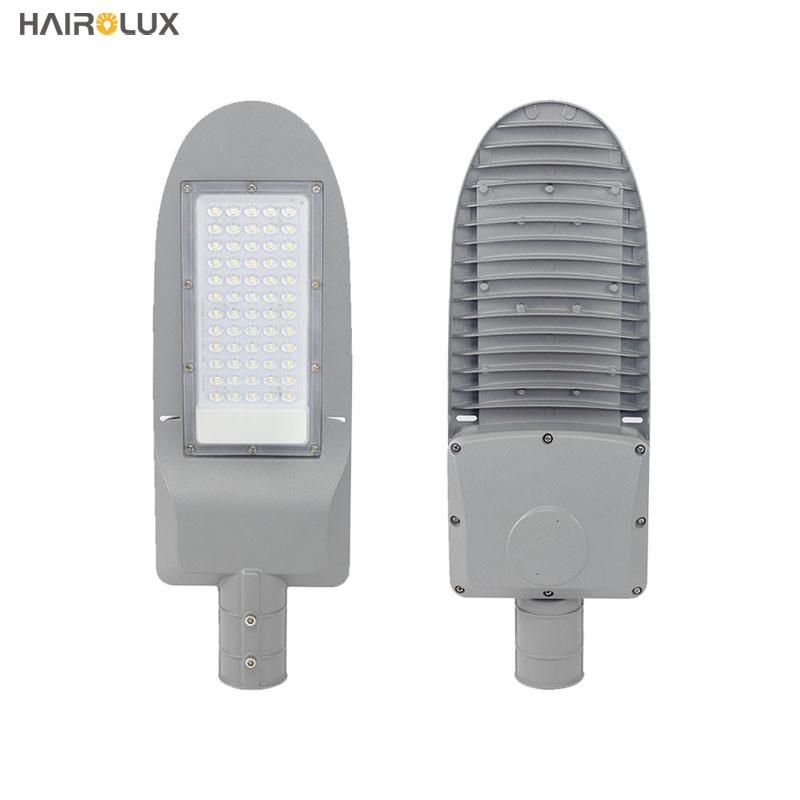 Hairolux New Style IP65 Waterproof Lamp Source Housing Outdoor 50W 100 Watt Cheap Road Security LED Street Light