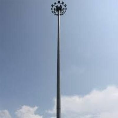 High Quality Hot-DIP Galvanized 15m 20m 25m 30m 35m 40m High Mast Pole Octagonal Shape Design