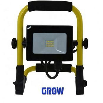 20W Waterproof Adjustable Outdoor LED Floodlight with Bracket and Rubber Cable with Plug