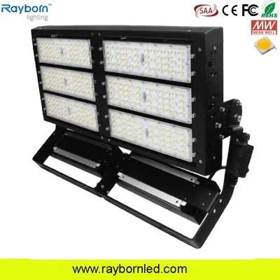 Outdoor Stadium Luminaires 600watt LED Soccer Field Flood Light Projector