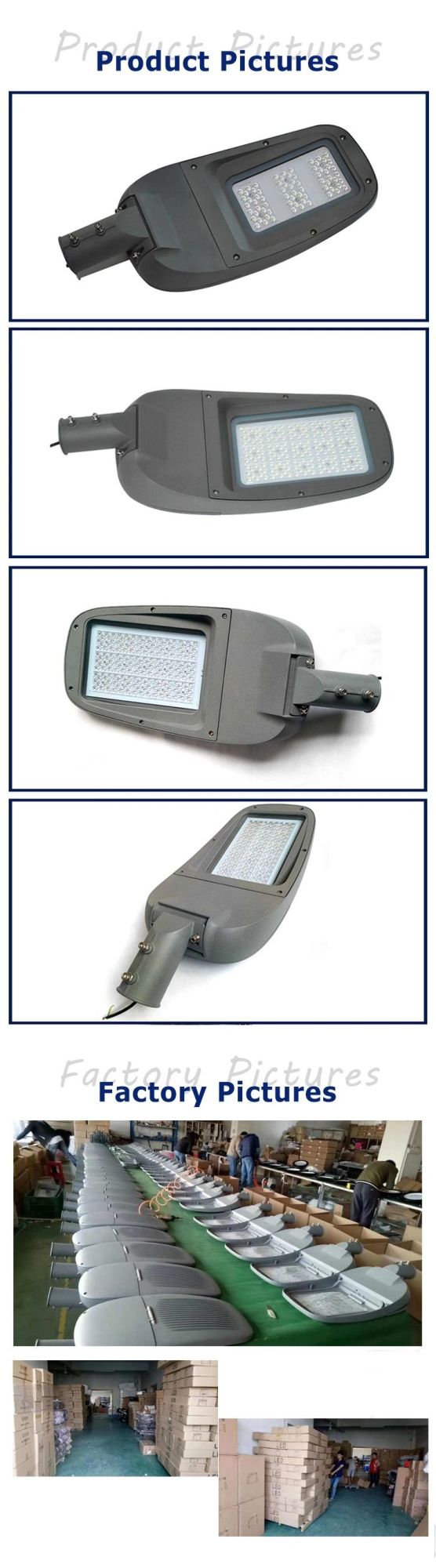 120W High Lumens SMD Outdoor IP65 LED Street Light