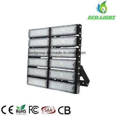 High Temperature Resistant SMD Module Sports Field Lighting 600W LED Flood Light