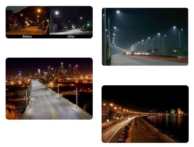 High Output Brightness LED Module Street Light 100W