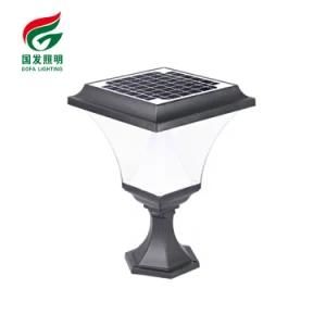 Modern IP65 Waterproof Aluminum Garden Park Landscape Lighting Doorpost Lamp 15W Outdoor Solar Solar Garden LED Light