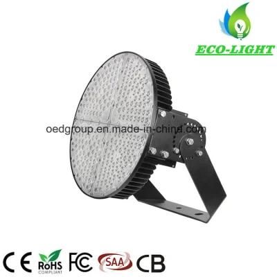 IP66 High Lumens Outdoor Weather Proof Lighting 600W SMD Round Shape LED Stadium Flood Lamp