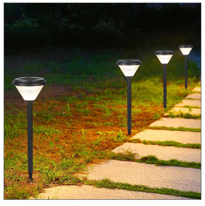 Solar Decorative Lawn Lamp Hourglass Black Cable-Free Garden Villa Residential Lighting Lamps