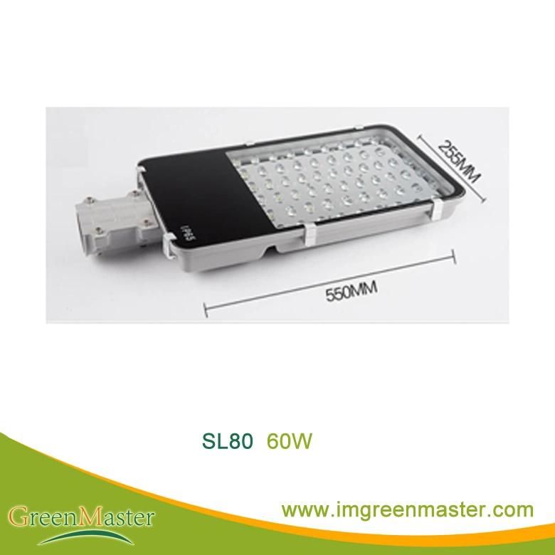 SL80 100whigh Quality Tempered Glass Greenmaster LED Street Light