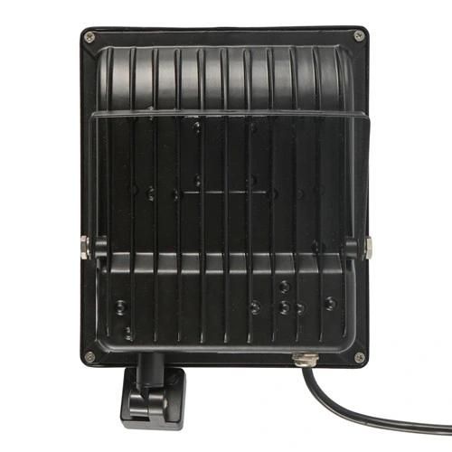Daylight (5000K) Aluminum Waterproof LED Flood Light with Sensor 30W 100lm/W IP65