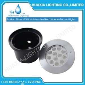 White DC12V Recessed Underwater LED Swimming Pool Light Lamp