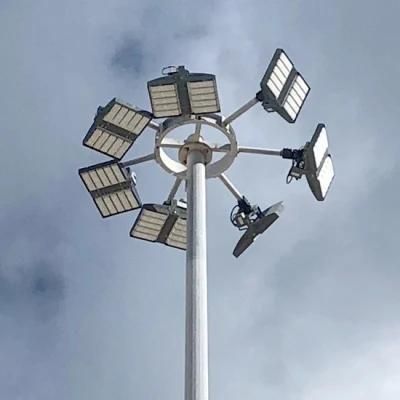 Ala New 18m, 25m, 30m, 35m LED High Mast Light with Raising and Lowering Device