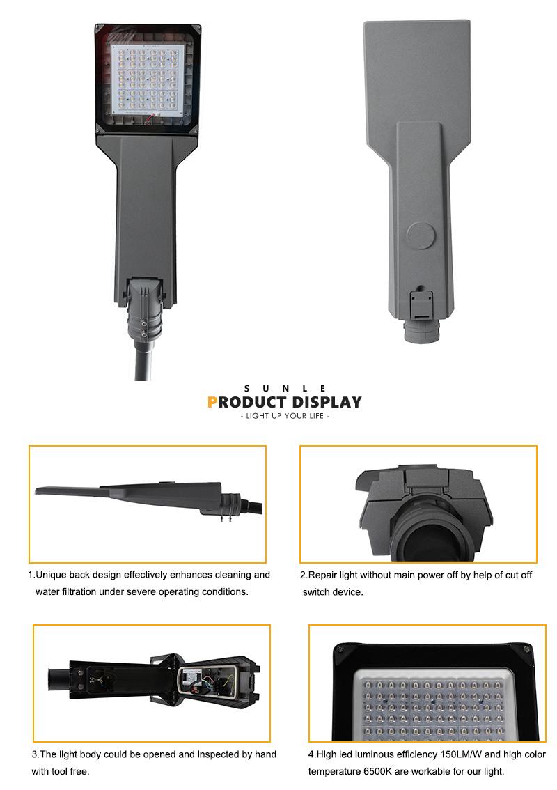 60W Aluminum Waterproof Customized Outdoor LED Street Light with 5 Years Warranty
