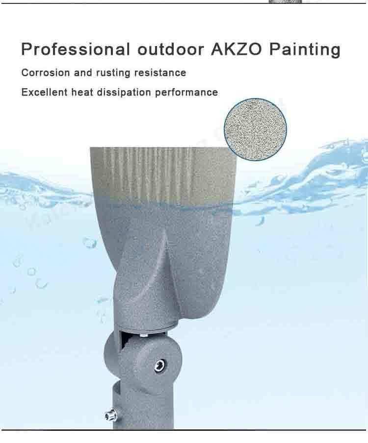 Housing Die Casting Aluminium Weather Proof IP68 50W 100W 150W Outdoor Intelligent Street Light