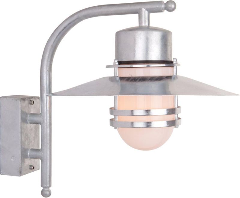 Outdoor Wall Sconce Lighting Fixture Farmhouse Wall Lamp Wall Mount Security Light Anti-Rust Exterior Porch Lights for House Garden Patio Garage Yard Galvanized