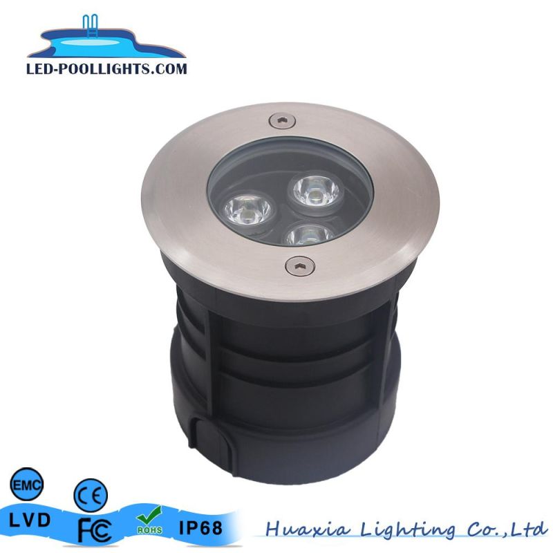 304 Stainless Steel LED Buried Underground Light Recessed Inground Lamp