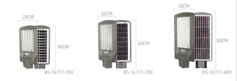 Bspro High Brightness LED Chip All in One Lamp Outdoor Streetlight 200W Solar Street Light