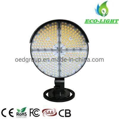 140-150lm/W 1200W LED Outdoor Lighting 5 Years Round Stadium Lamp 35 Meters Sport Field Flood Lighting