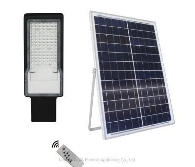Solar Light Outdoor IP65 Road SMD 100W Solar Streetlight with Lithium Battery Remote Control