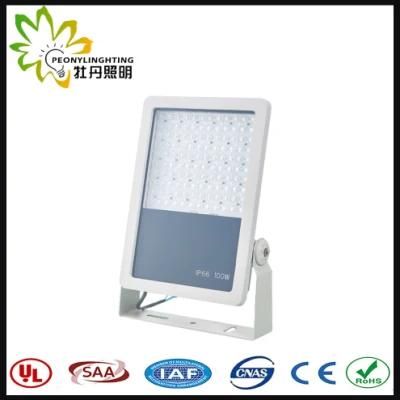 Peonylighting 100W LED Flood Light with Optical Lens and Good Quality