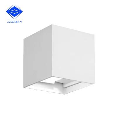 Waterproof IP65 up Down Double Head Swing Arm 6W 12W Outdoor LED Wall Washer Light for Building