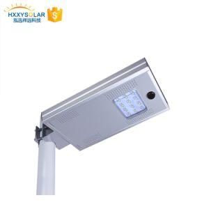 Outdoor IP65 Integrated Motion Sensor All in One Solar LED Street Light 12W