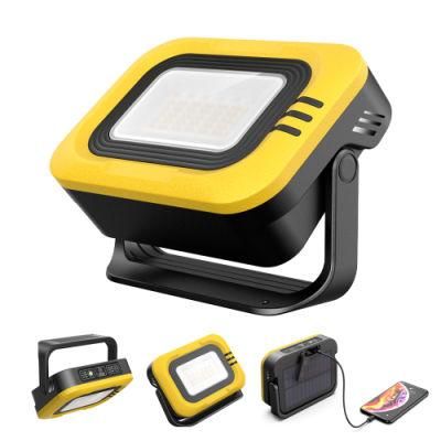 Mini Portable Rechargeable Waterproof Integrated Solar LED Flood Light