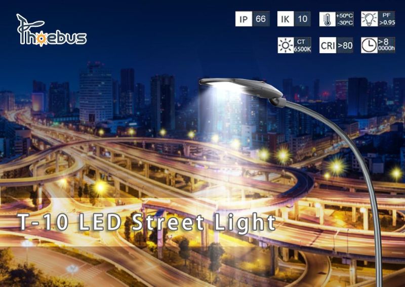 Ik10 Brand 5050 Chip Grid Outdoor Lighting 50W 100W 120W 150W 200W 220W LED Street Lamp IP66 AC Light