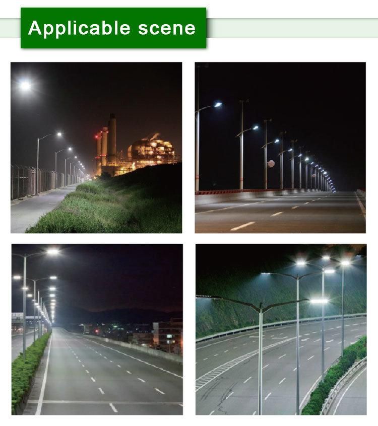 150W LED Street Light with 5 Years Warranty IP66 CB Ce RoHS EMC ETL Saso Certification Meanwell Driver