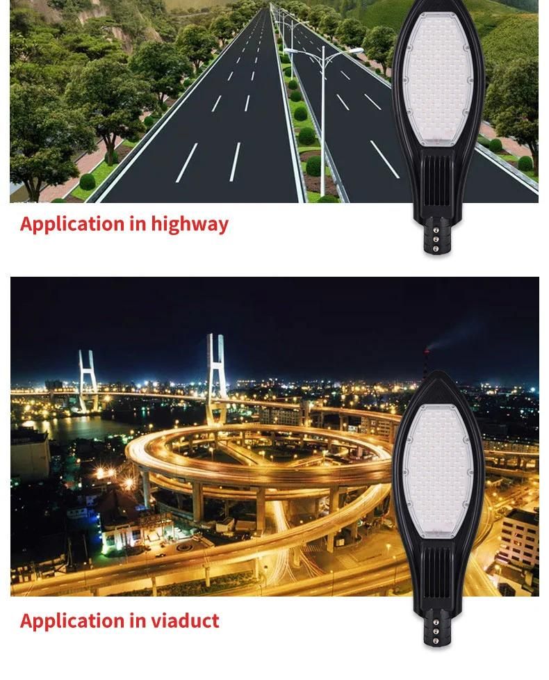 Aluminum Optical Smart LED Street Light 30W