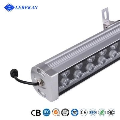 China Wholesale Price RGBW Building Facade Lighting 36W Exterior Linear Addressable Outdoor RGB LED Wall Washer Light