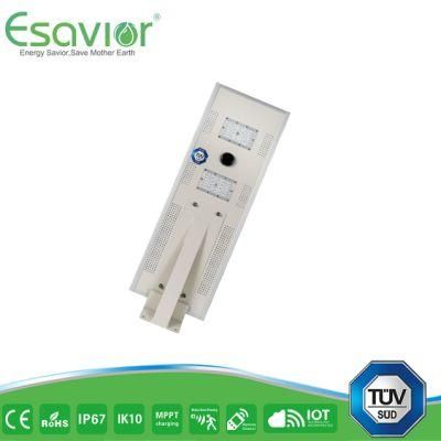 Esavior LiFePO4 Lithium Batteries 30W LED Solar Street Lights Solar Lights