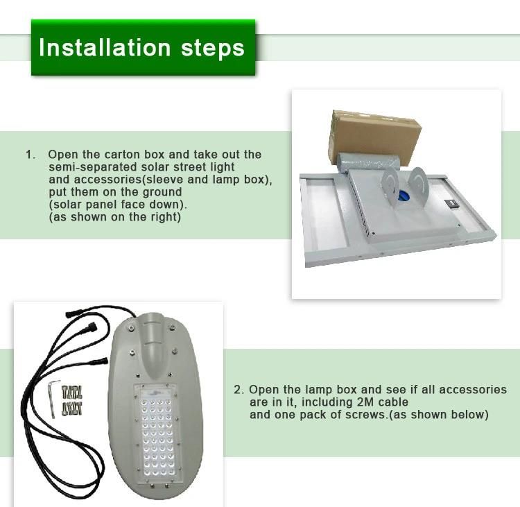Outdoor Cheap Solar 80W LED Street Light with Ce& RoHS SAA CB, 5 Years Warranty