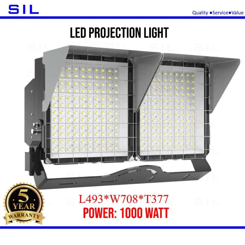 Best Selling Products Chip IP65 Outdoor Flush Mounted LED Tennis Court Lighting for Bridge Lighting 1000W LED Projection Light