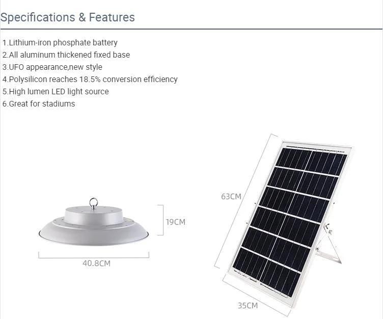 Bspro High Power Energy Saving Lighting Outdoor IP65 Waterproof 300W LED Solar Flood light