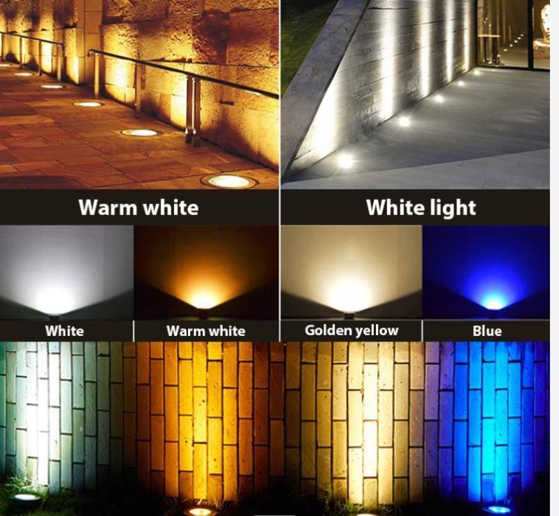 LED Outdoor Garden Floor Underground Buried Lamp Spot Landscape Light