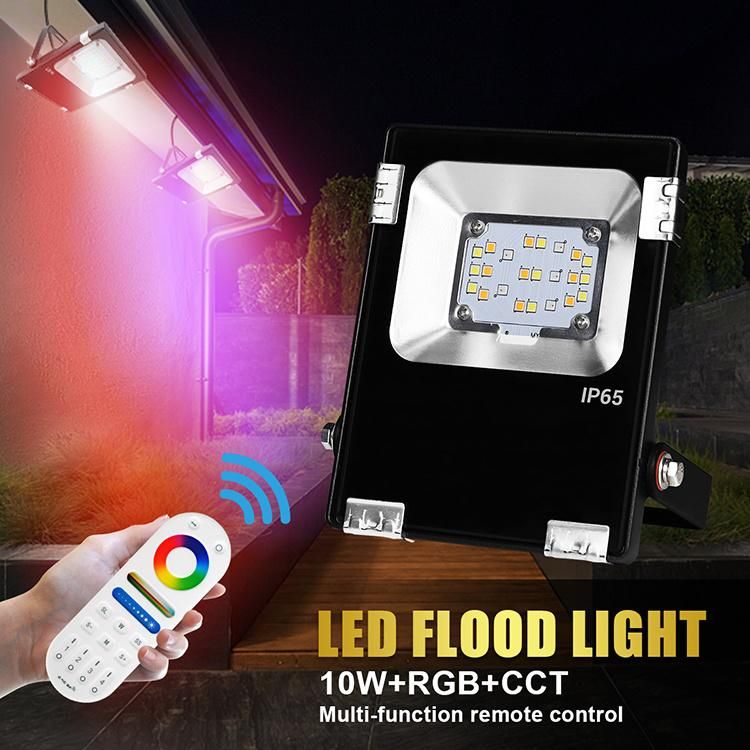 LED 10W Flooding Smart RGB Rgbcw 16 Million Color Model Smart APP Control High Quality Flood Light for Landscape Lighting