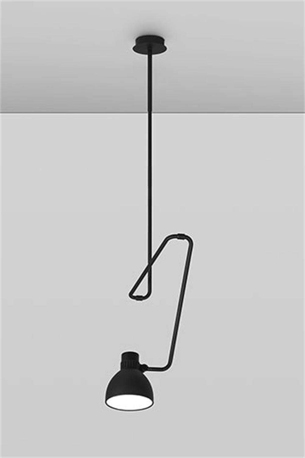 System C Creative Industrial Style Ceiling Lamp Retro Long Pole Living Room Multi Head Chandelier