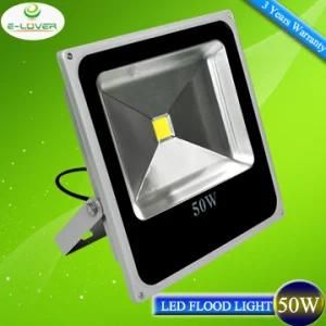 CE/RoHS Bridgelux Chip 50W LED Slim Floodlights with 2 Years Warranty