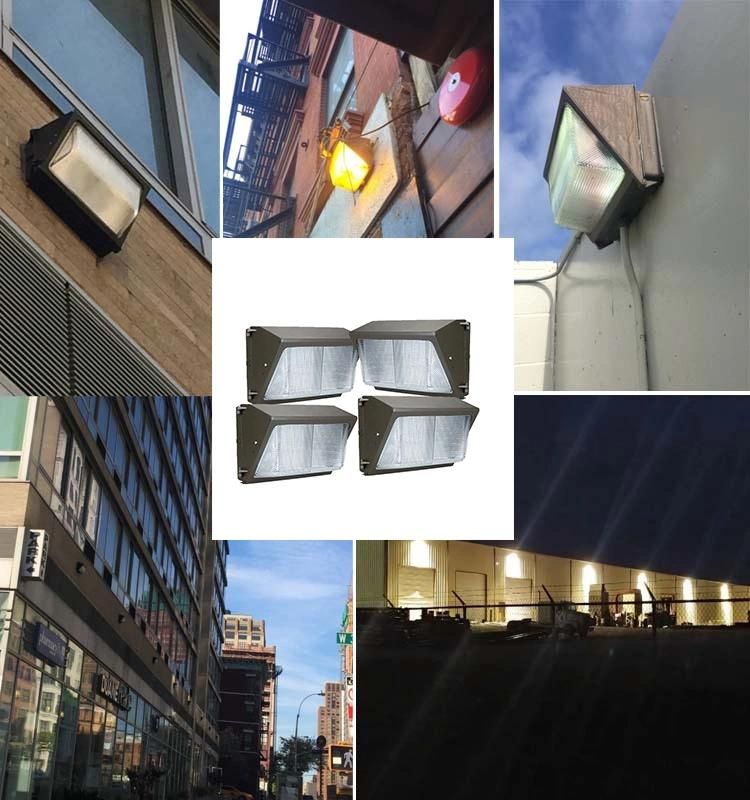Prismatic Glass Lens 60W Traditional LED Wall Pack Light