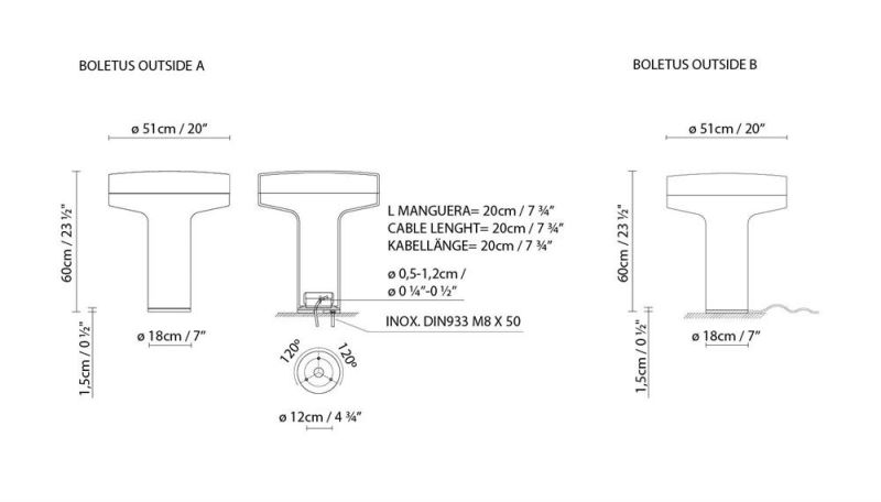 Boletus Outside Hot New Hallway Fixtures LED Outdoor with PIR Motion Sensor Version Floor Lamp