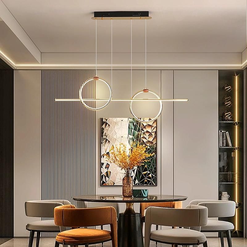 2022 Hot Sale LED Bedroom Decorate Ceiling Lamp Indoor Round LED Pendant Light Living Room Chandelier