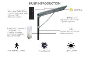 IP65 70W All in One Street Solar LED Road Light for Highway