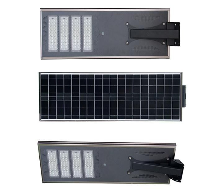 Battery Panel 80W 100W Outdoor Garden LED Integrated Solar Street Light